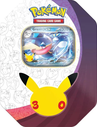 Pokémon TCG 30th Celebration Greninja ex tin